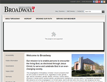 Tablet Screenshot of broadwaychristian.net